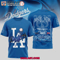 Los Angeles Dodgers Live Breath Blue 2025 3D T-Shirt