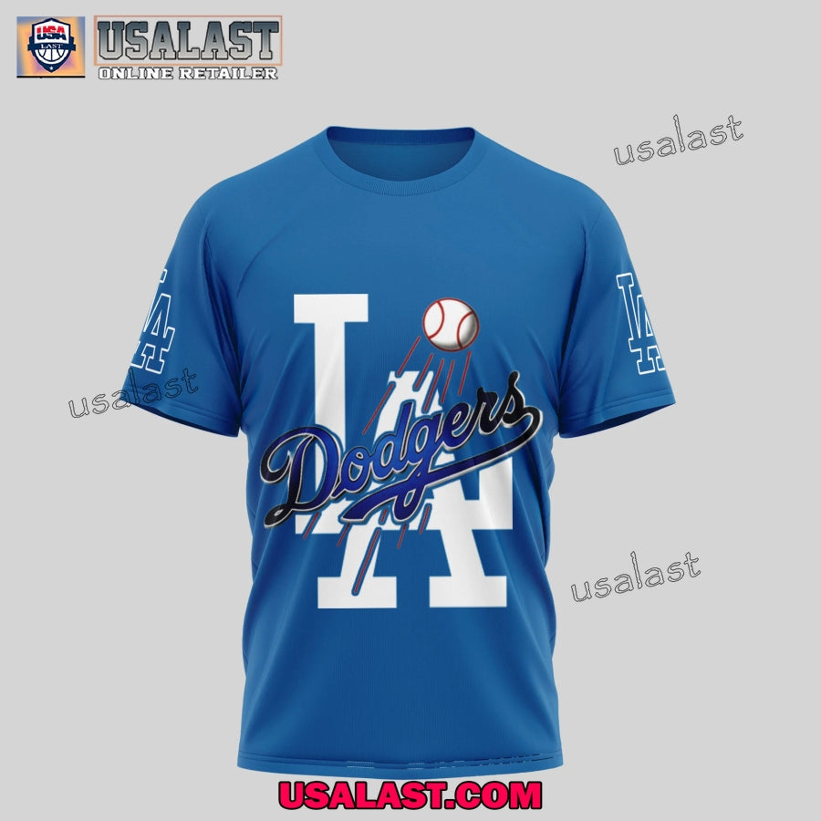 Los Angeles Dodgers Live Breath Blue 2025 3D T-Shirt