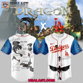 Los Angeles Dodgers Night Fury Dragon Adult Kid Jersey Shirt