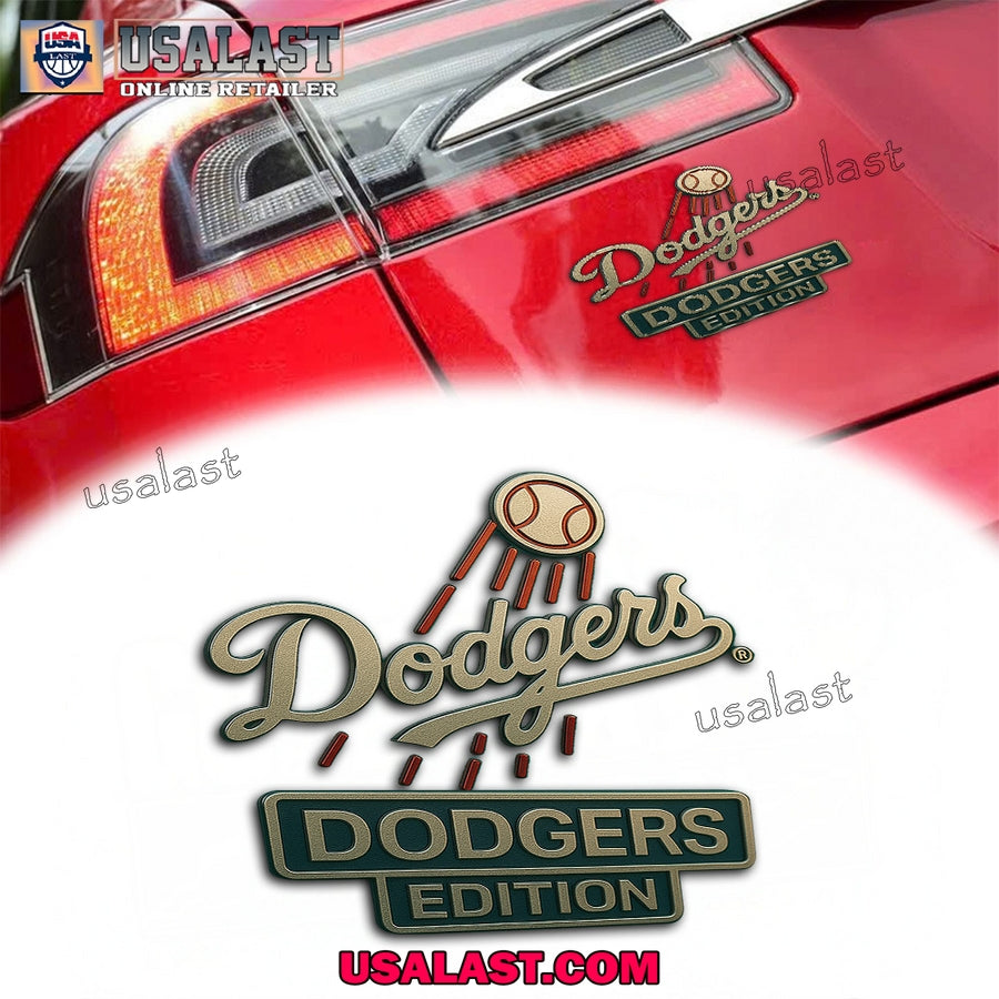 Los Angeles Dodgers Premium Car Emblem Custom 3D Badge