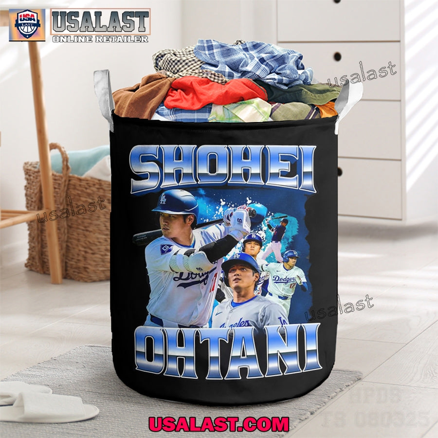 Los Angeles Dodgers Shohei Ohatani 2025 Laundry Basket