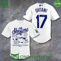 Los Angeles Dodgers x Shohei Ohtani Number 17 White Baseball Jersey Shirt