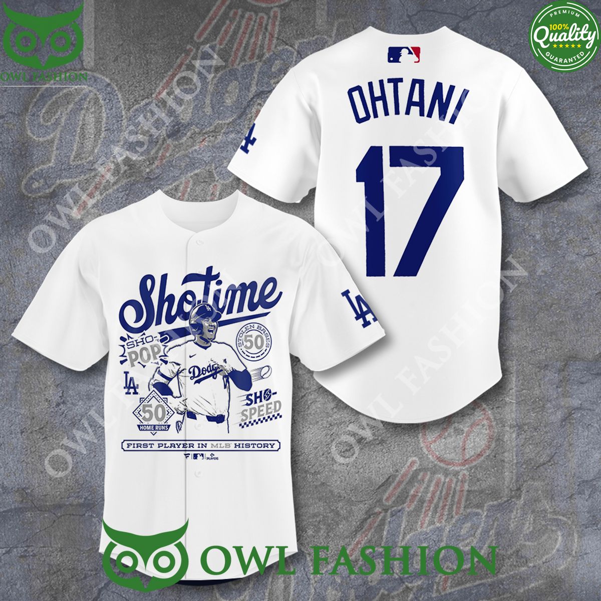 Los Angeles Dodgers x Shohei Ohtani Number 17 White Baseball Jersey Shirt