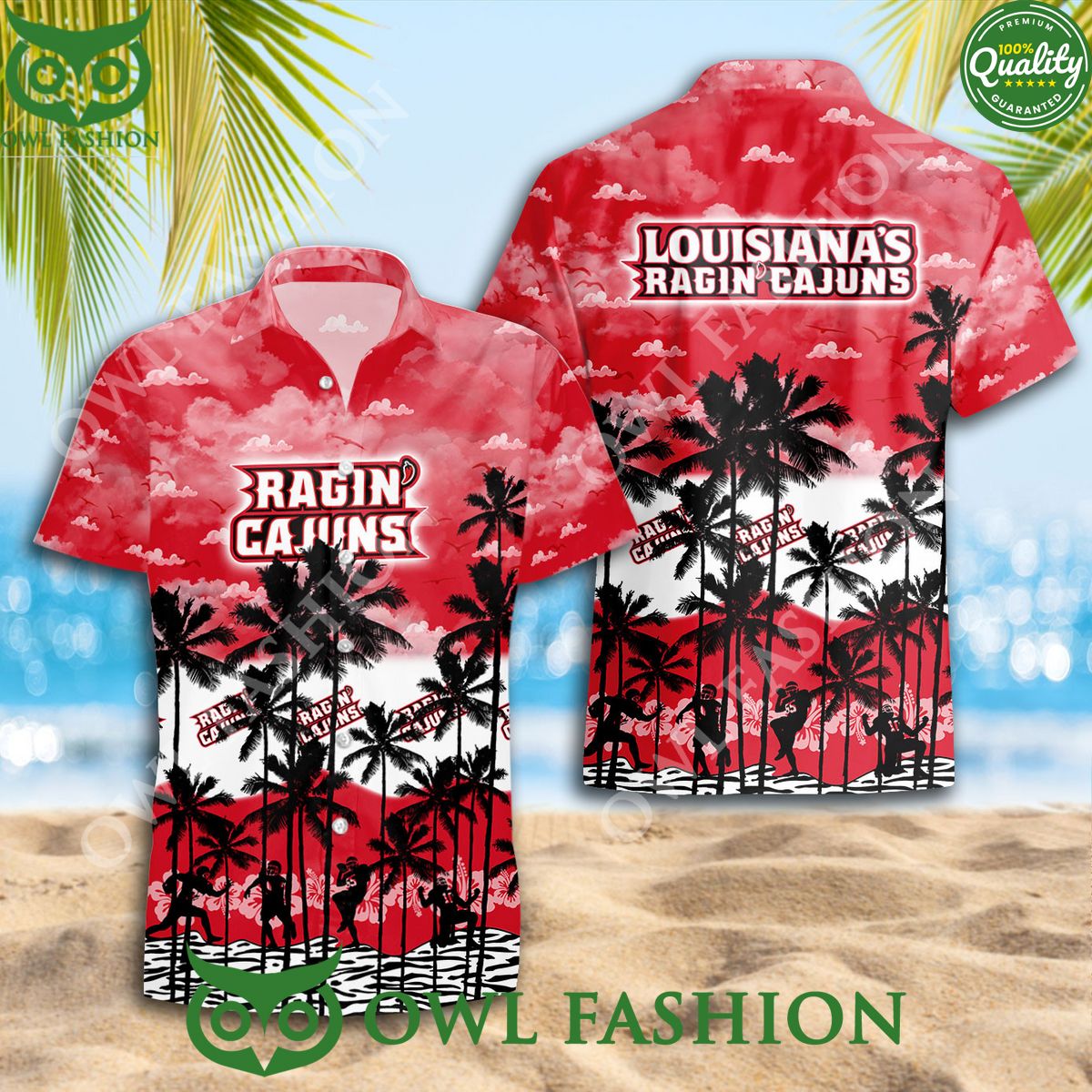 Louisiana Ragin Cajuns Hawaiian Shirt NCAA Trending Summer
