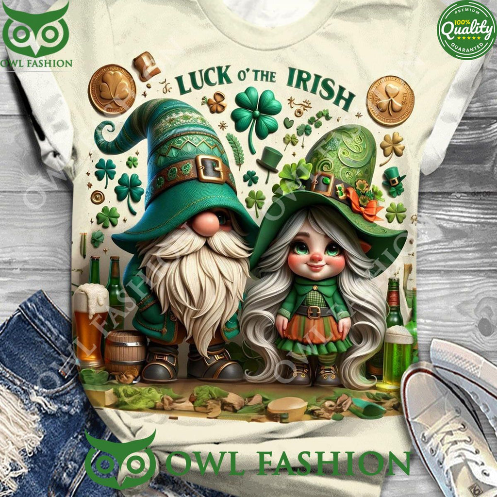 Luck O’ The Irish Crew Neck Green Tshirt