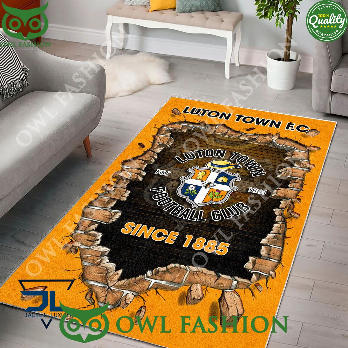 Luton Town F.C 1877 Premier League Living Room Carpet