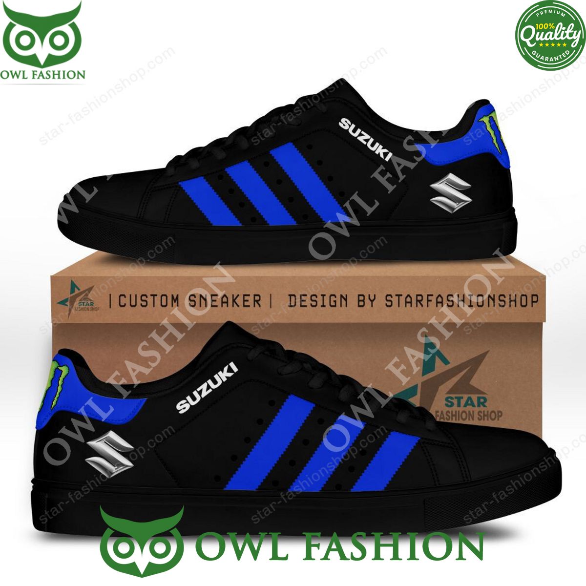 Luxury Suzuki Car Brand Black Stan Smith