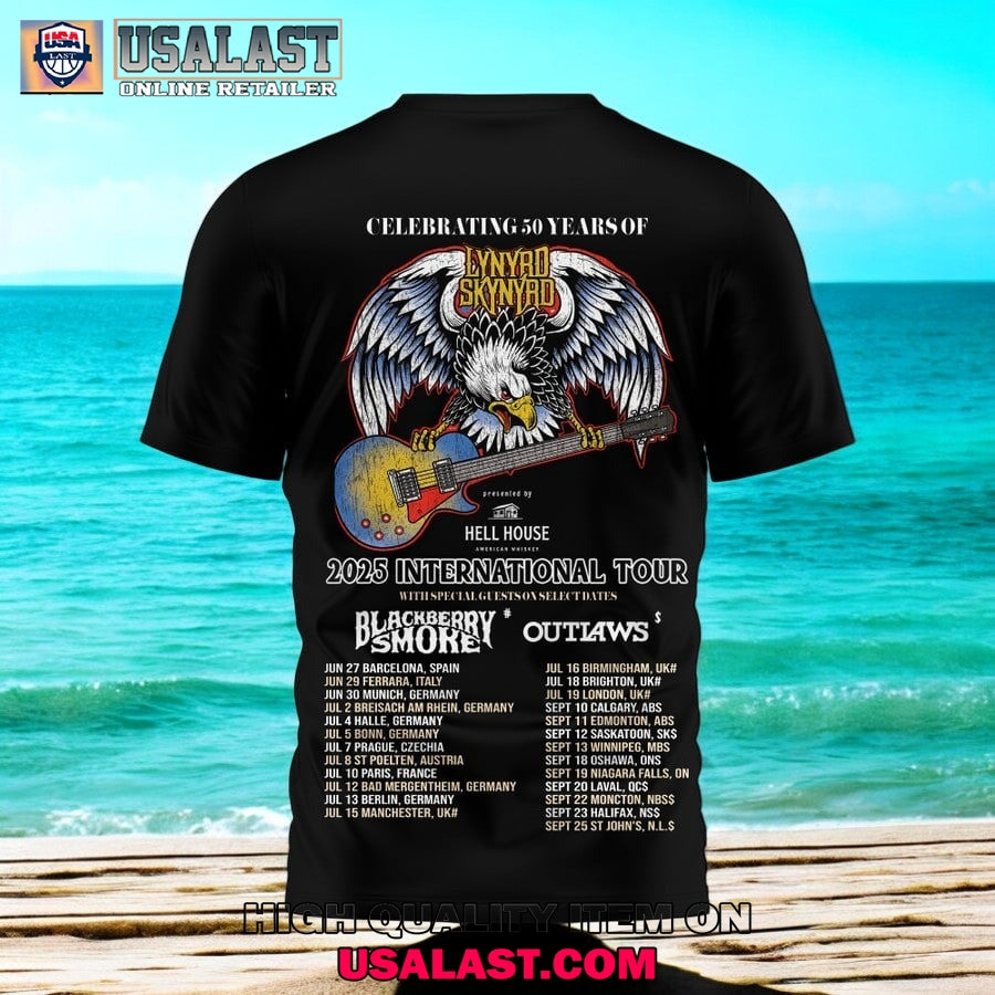Lynyrd Skynyrd 2025 International Tour 3D Shirt