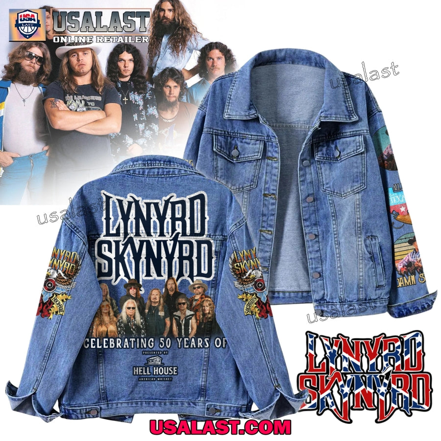 Lynyrd Skynyrd Celebrating 50 Years Of Denim Jacket