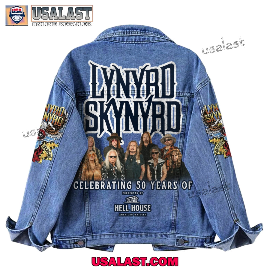 Lynyrd Skynyrd Celebrating 50 Years Of Denim Jacket