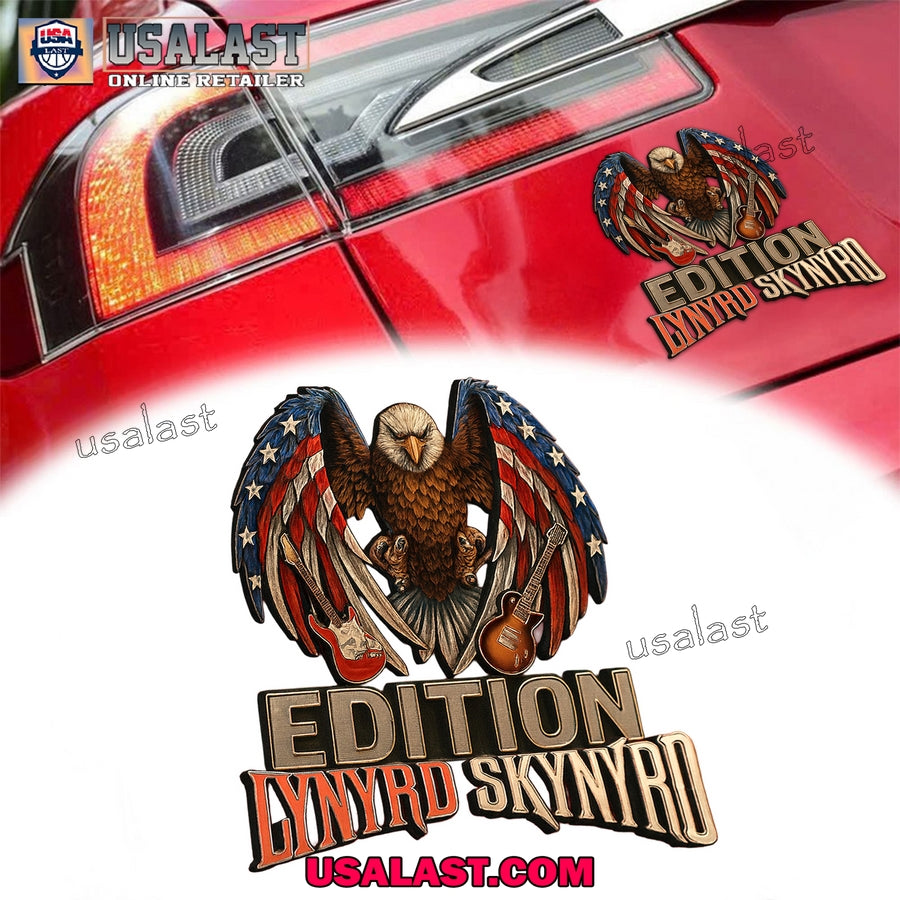 Lynyrd Skynyrd Edition Custom 3D Car Badge Sticker