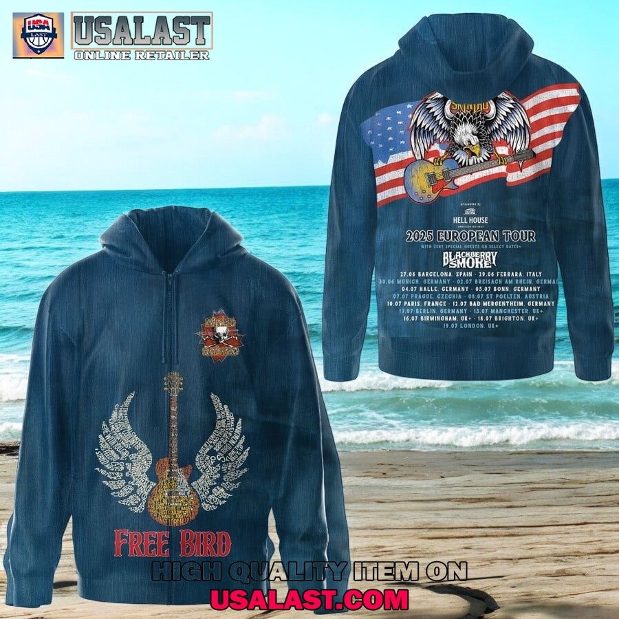 Lynyrd Skynyrd Free Bird 2025 European Tour 3D T-Shirt