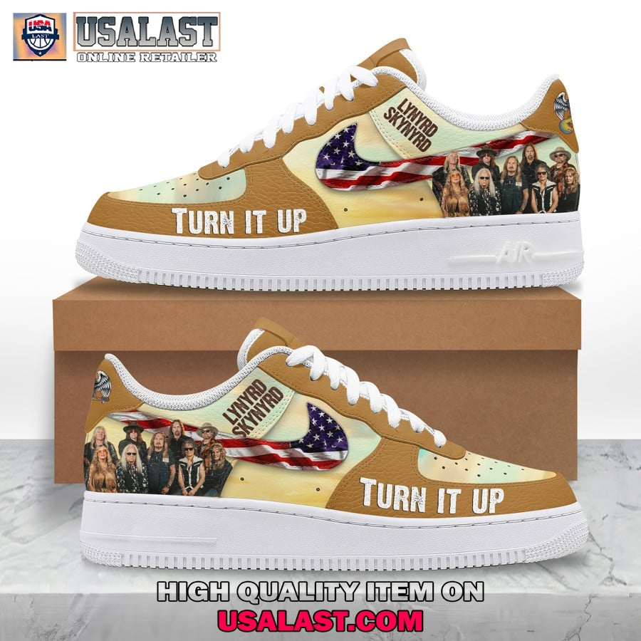 Lynyrd Skynyrd Turn It Up Custom Air Force 1 Sneaker