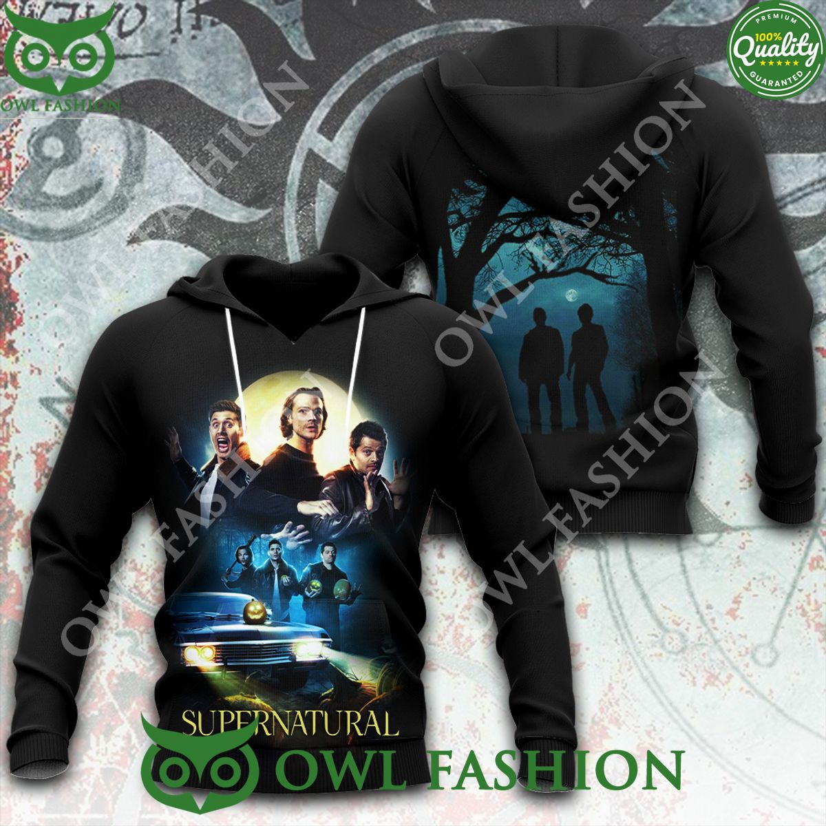 Supernatural Character Movie Scene 3D t Shirt