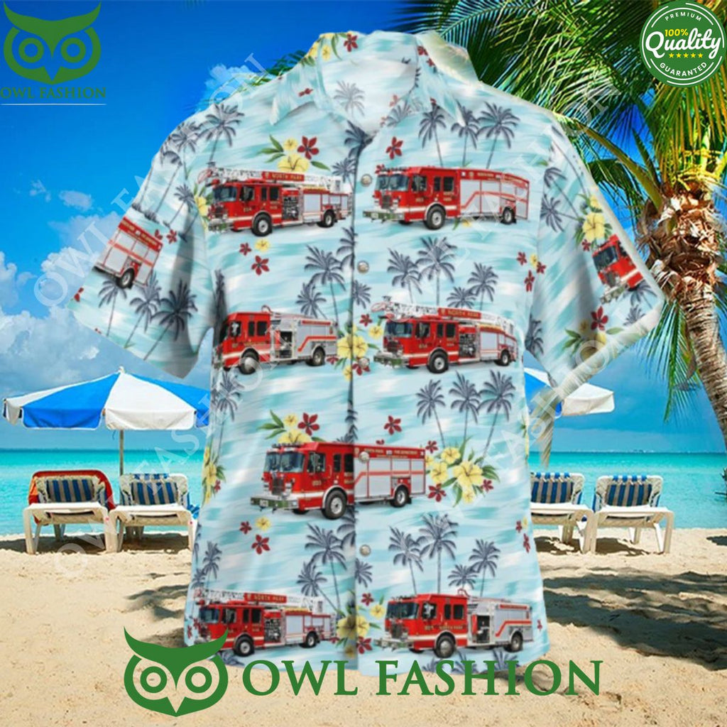 Machesney Park Illinois North Park Fire Protection District Hawaiian Shirt