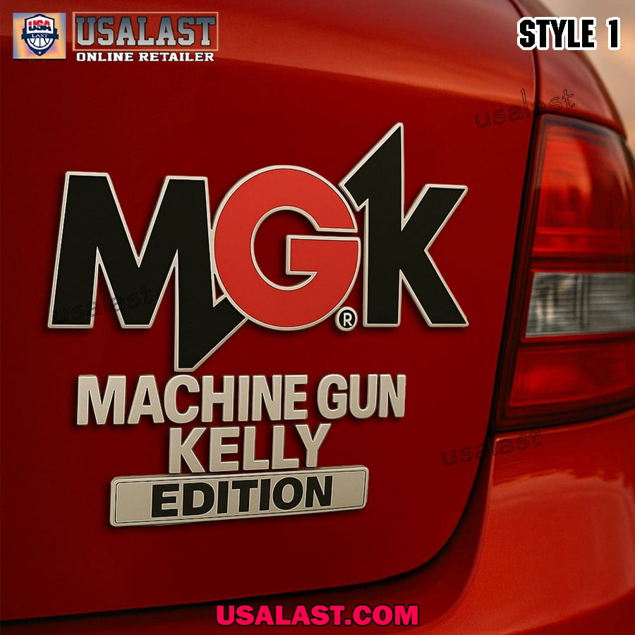 Machine Gun Kelly Edition Custom 3D Car Badge Sticker