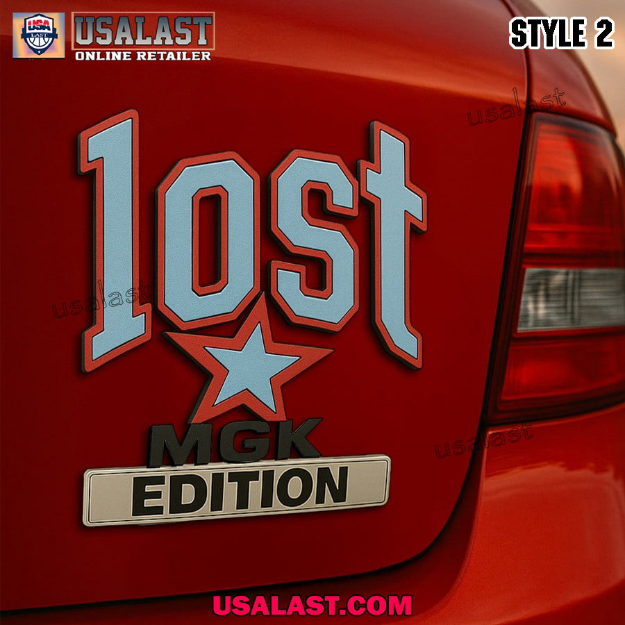 Machine Gun Kelly Edition Custom 3D Car Badge Sticker