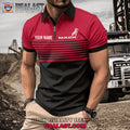Mack Custom Name Zipper Men Polo