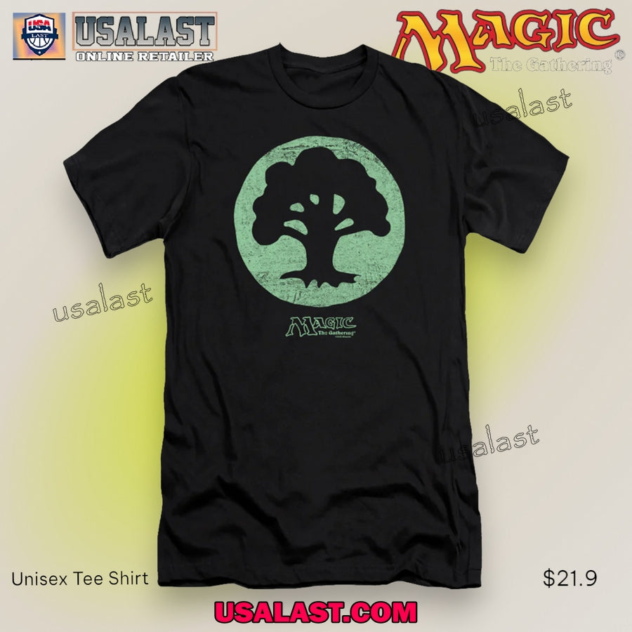Magic The Gathering Green Symbol Unisex Tee Shirt