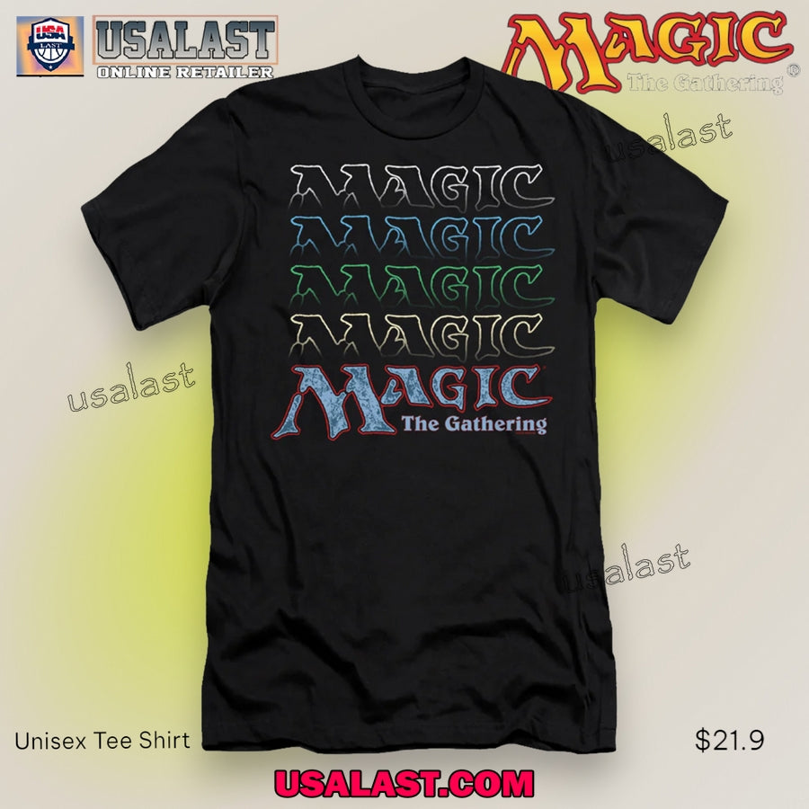 Magic The Gathering Retro Logo Unisex Tee Shirt