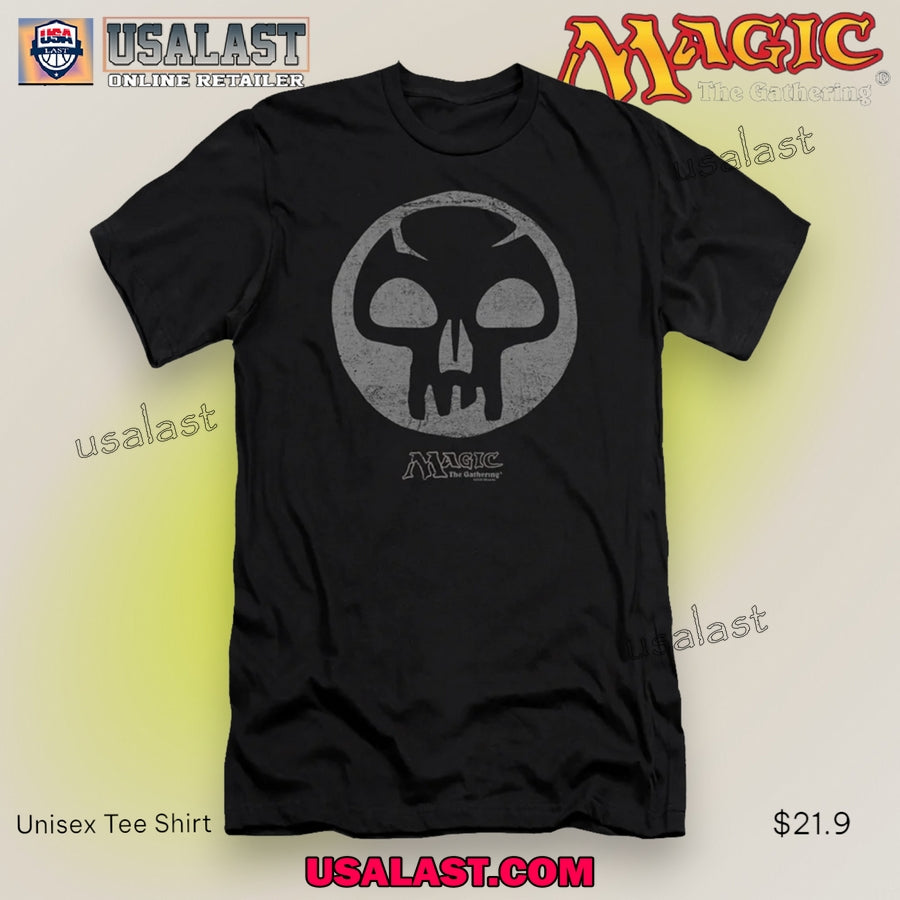 Magic The Gathering Swamp Skull Unisex Tee Shirt