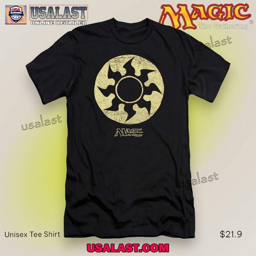 Magic The Gathering White Symbol Unisex Tee Shirt