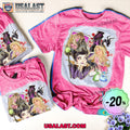 Maleficent Movie Unisex Bleached Tee Shirt