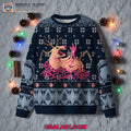 Man is The Warmest Place to Hide Ugly Christmas Sweater