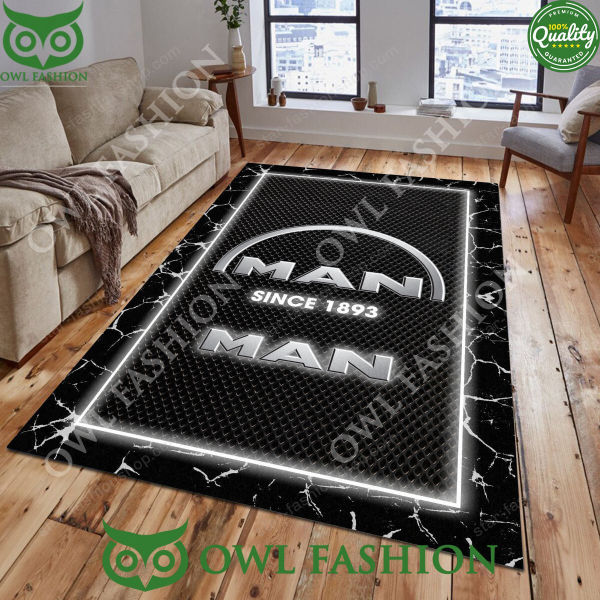 MAN Truck Environmental Rug Carpet Decor Living Room