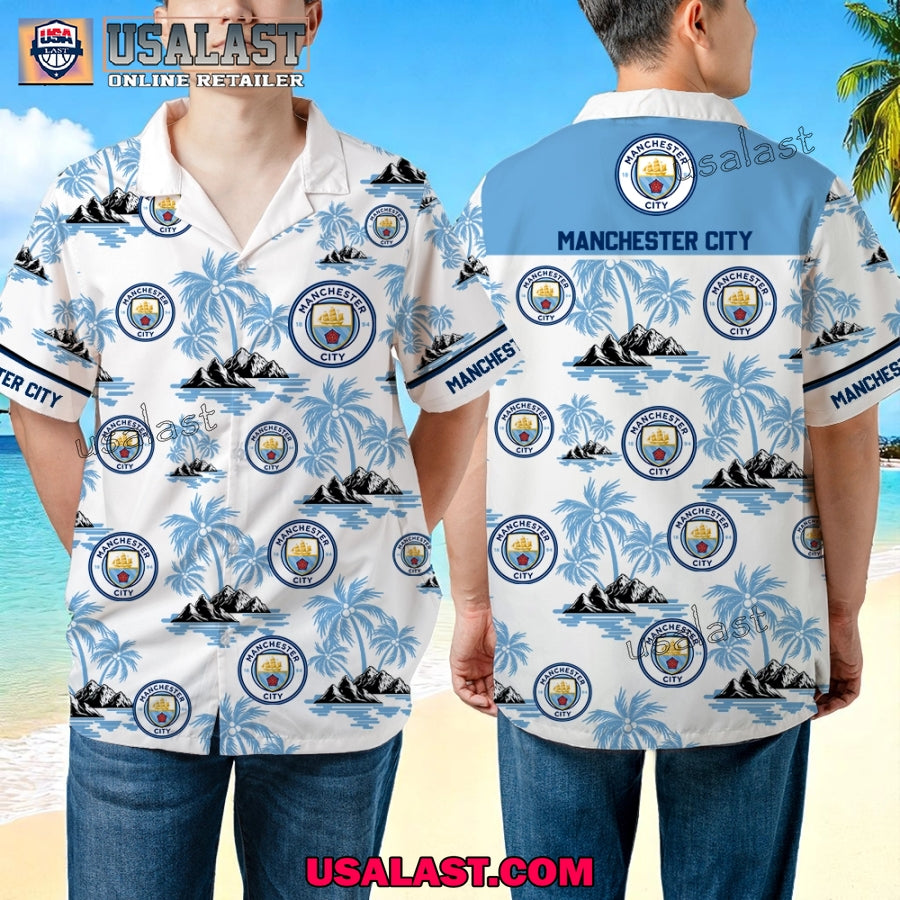 Manchester City FC Summer Hawaiian Shirt Outfit 2025