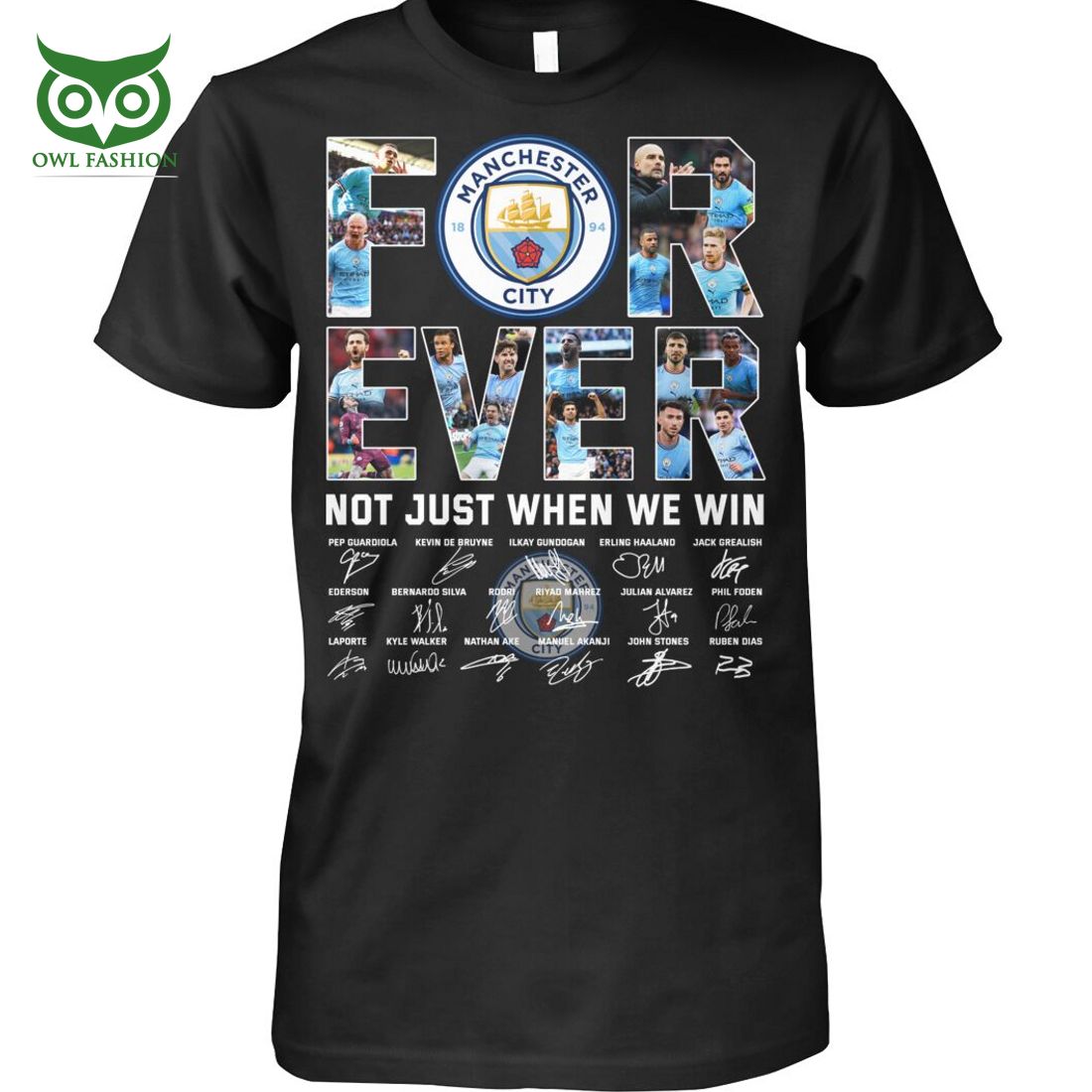 Manchester City Premier League Forever 2023 3D Shirt