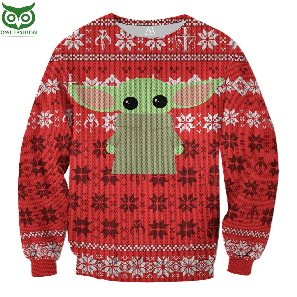 Mandalorian Ugly Sweaters 3D AOP Ugly Sweater Jumper