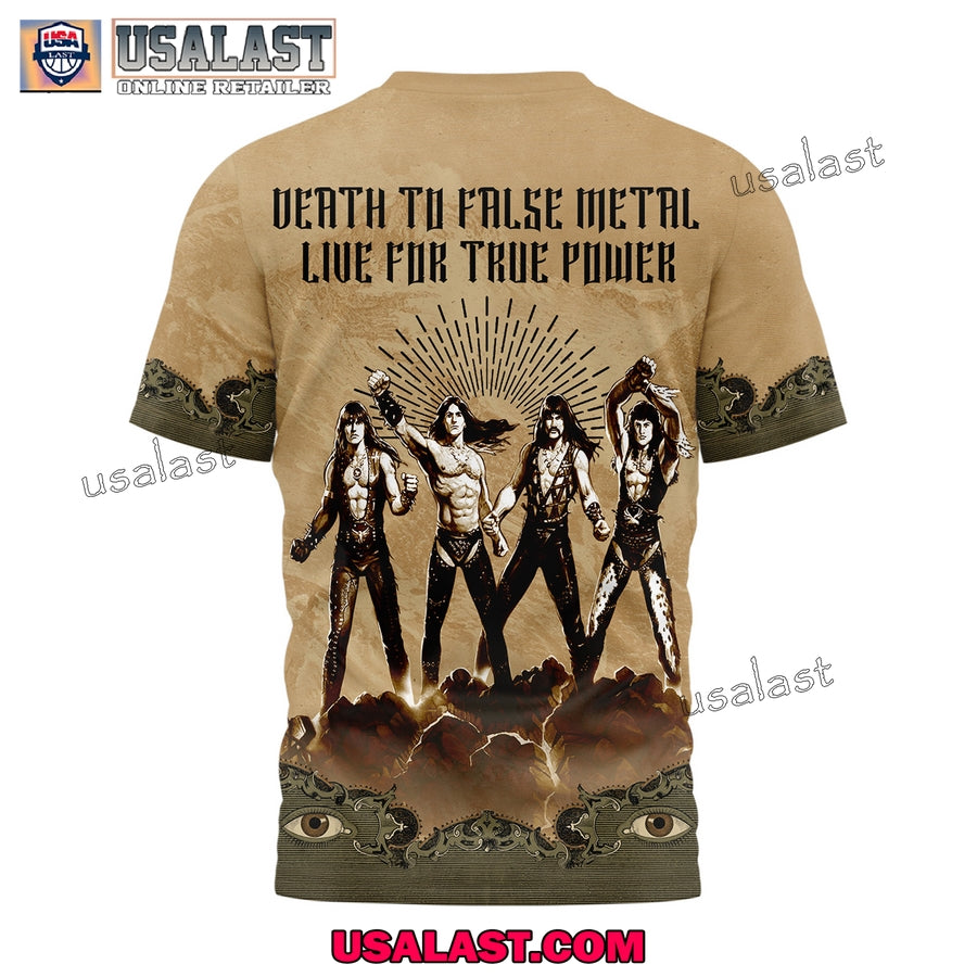 Manowar The Blood Of Our Enemies Tour 2025 3D Shirt