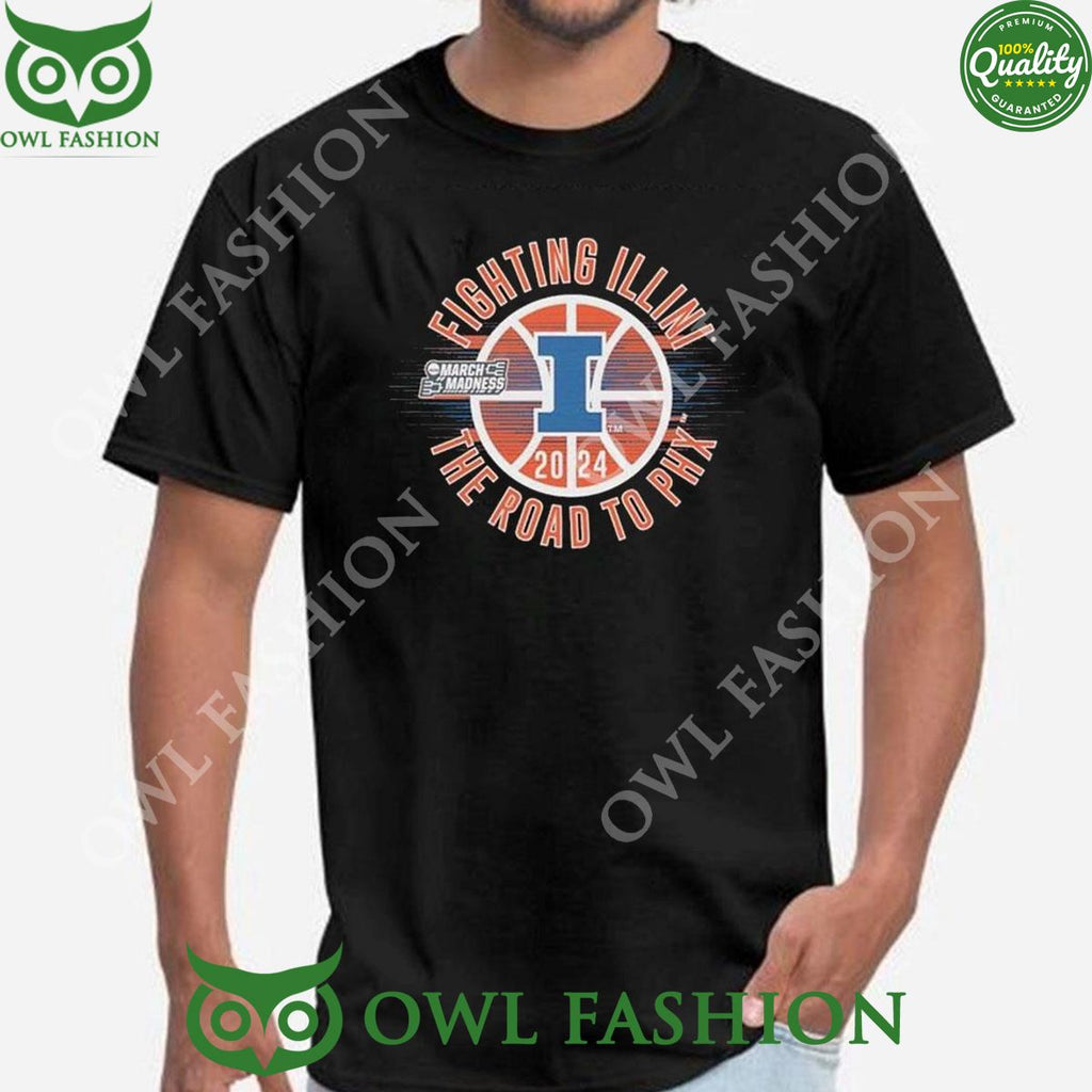 March Madness Illinois Fighting Illini 2024 NCAA The Road To Phx Sweatshirt