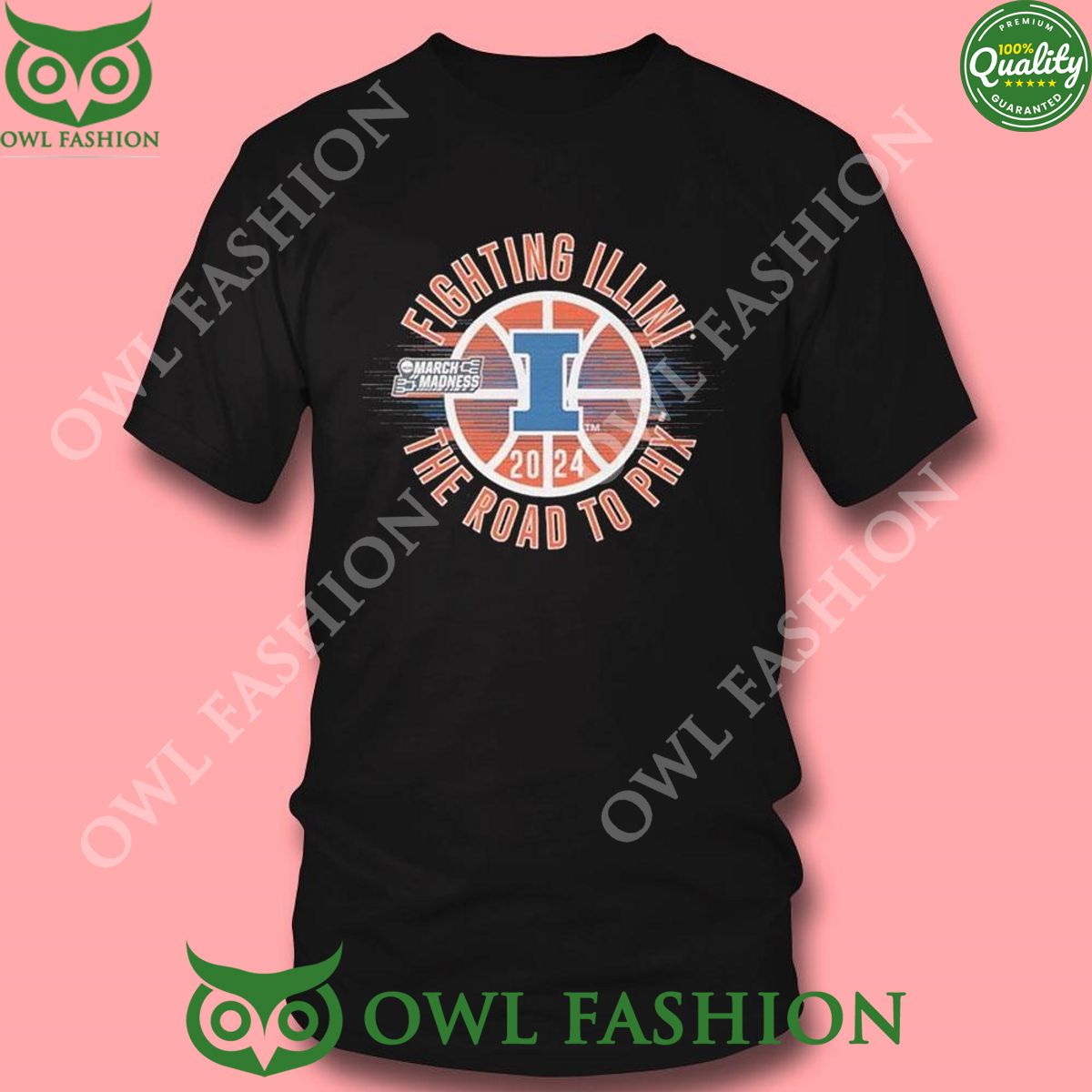 March Madness Illinois Fighting Illini 2024 NCAA The Road To Phx Sweatshirt