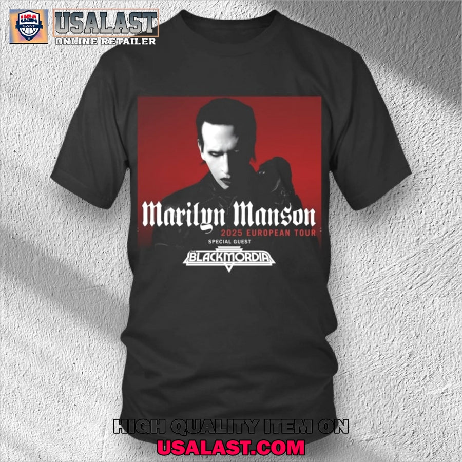 Marilyn Manson 2025 European Tour Unisex T-Shirt