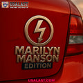 Marilyn Manson Edition Car Emblem Custom 3D Badge