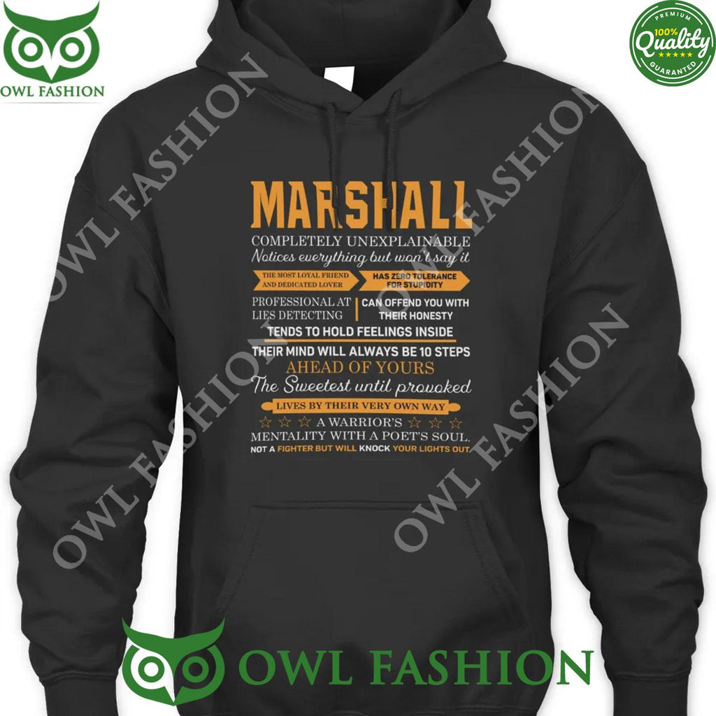 Marshall Lives by their very own way zero tolerance for stupidity 2d t shirt