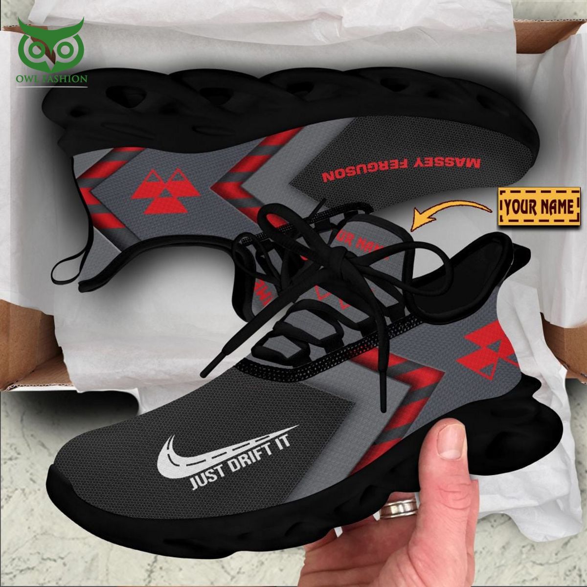 Massey Ferguson Famous Motor Brand Customized Max Soul Shoes