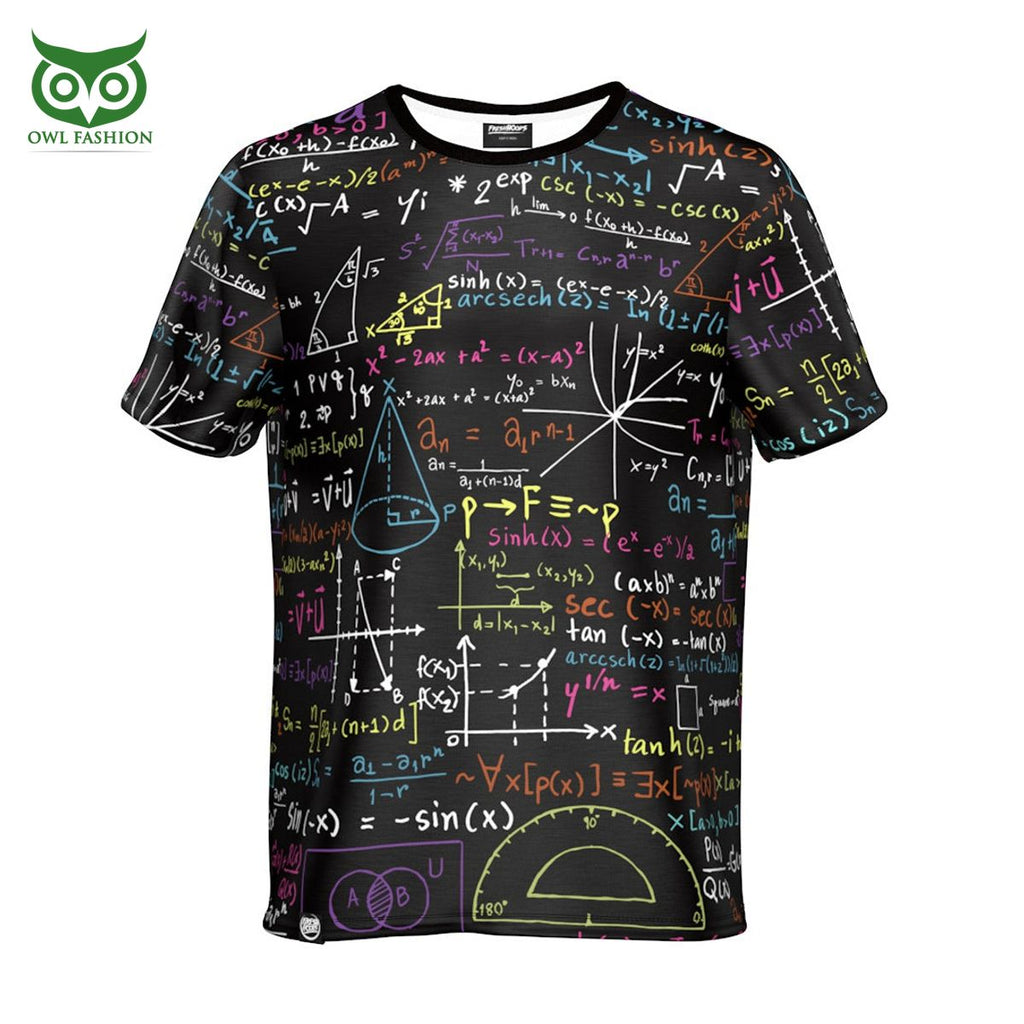 Math Formula Geometric 3D TShirt