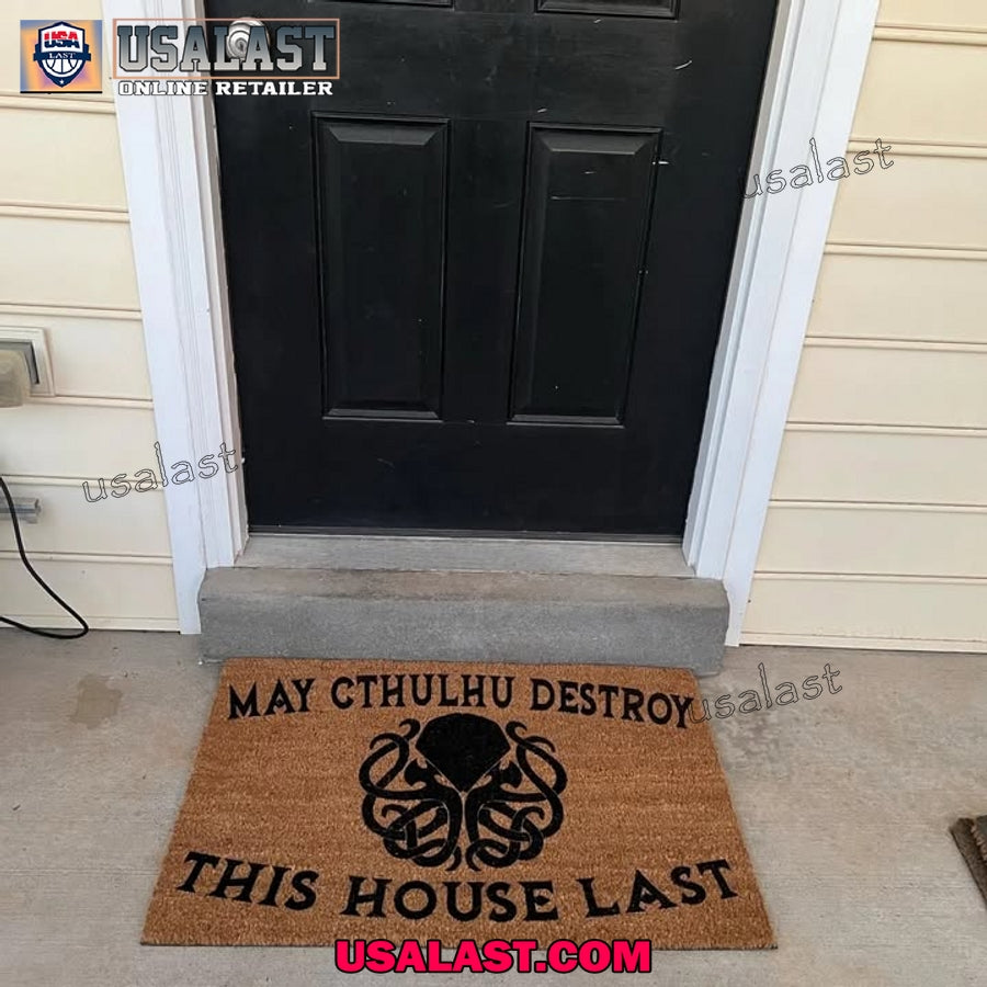 May Cthulhu Devour This House Last Coir Doormat