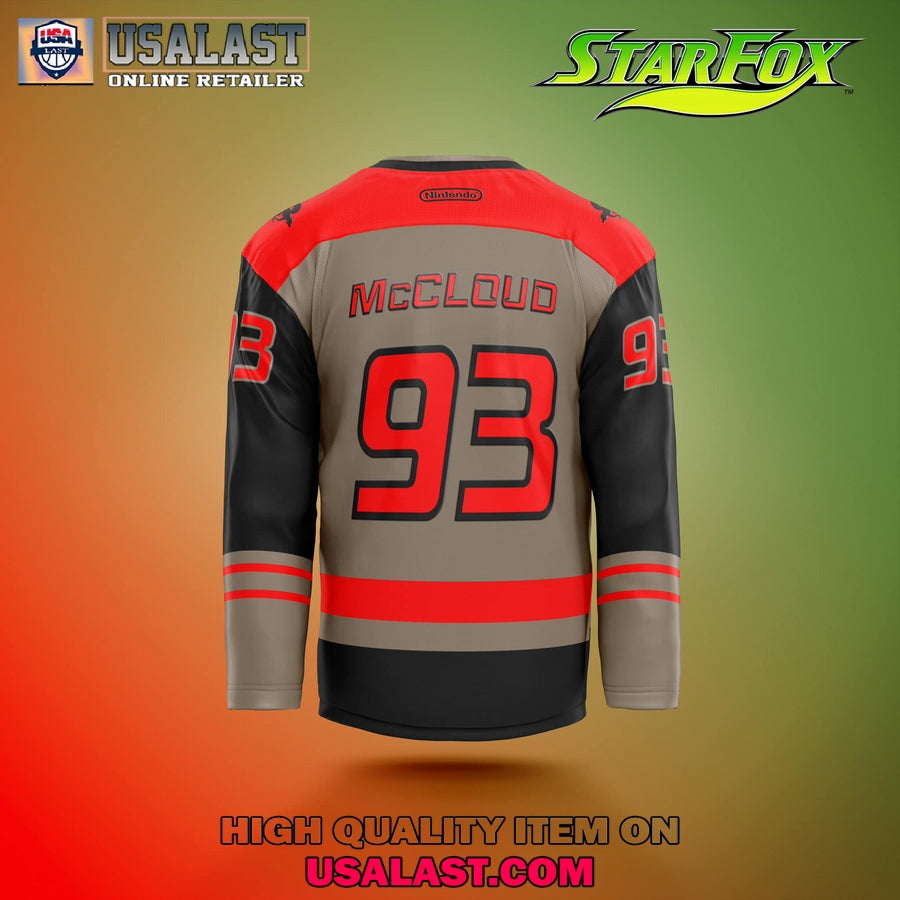 Mccloud Star Fox Custom Hockey Jersey