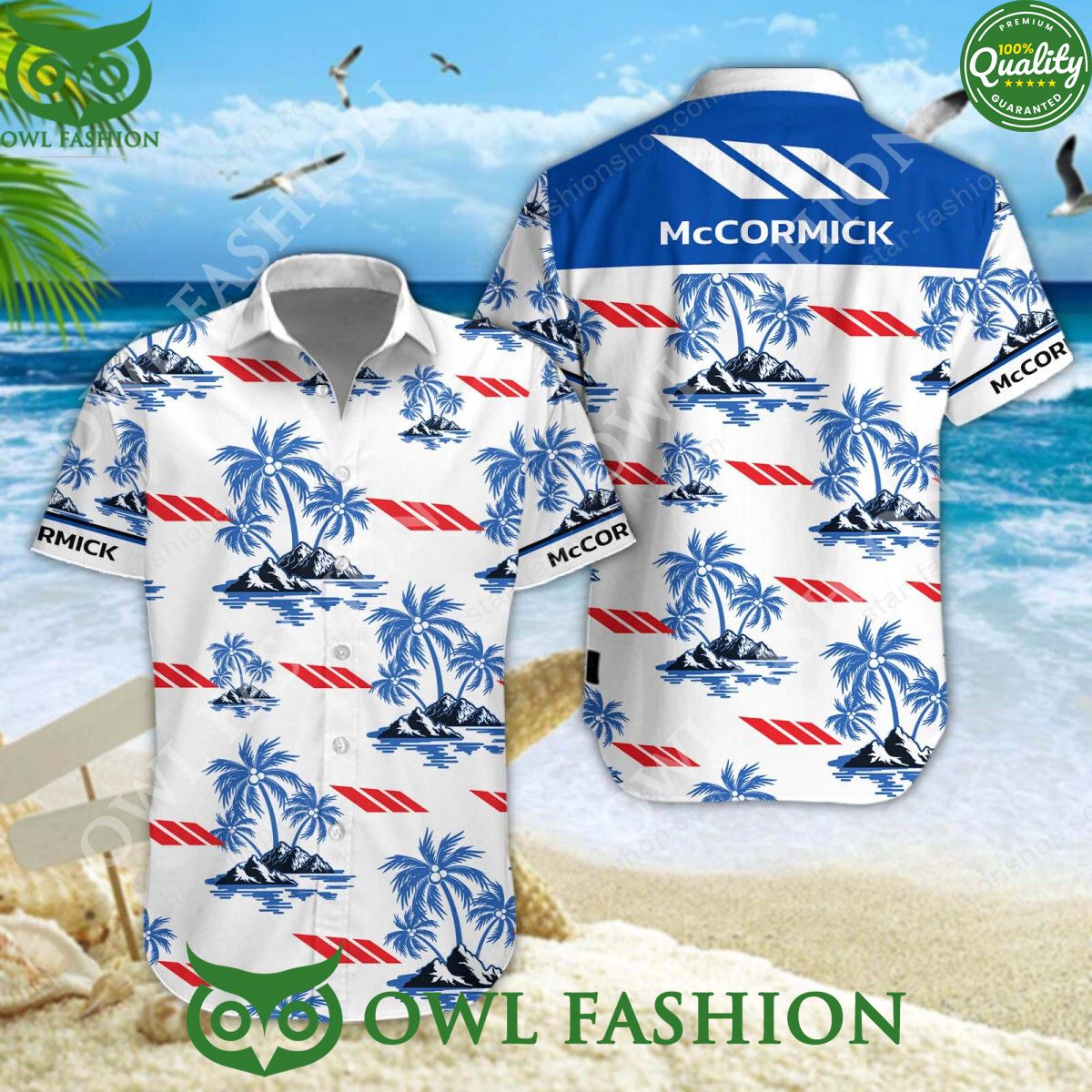 McCormick agricultural machinery tractor Hawaiian Shirt and Short