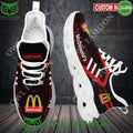 McDonald’s fast food chain red and black Clunky Max soul sneakers