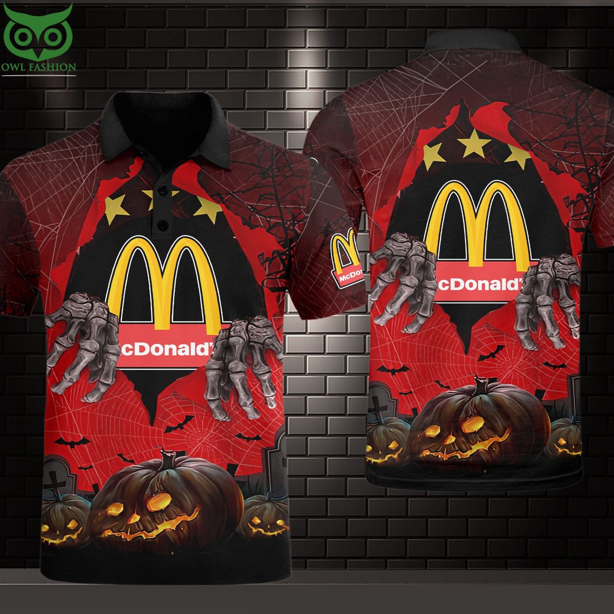 Mcdonald’S Halloween Pumpkin 3D Shirt