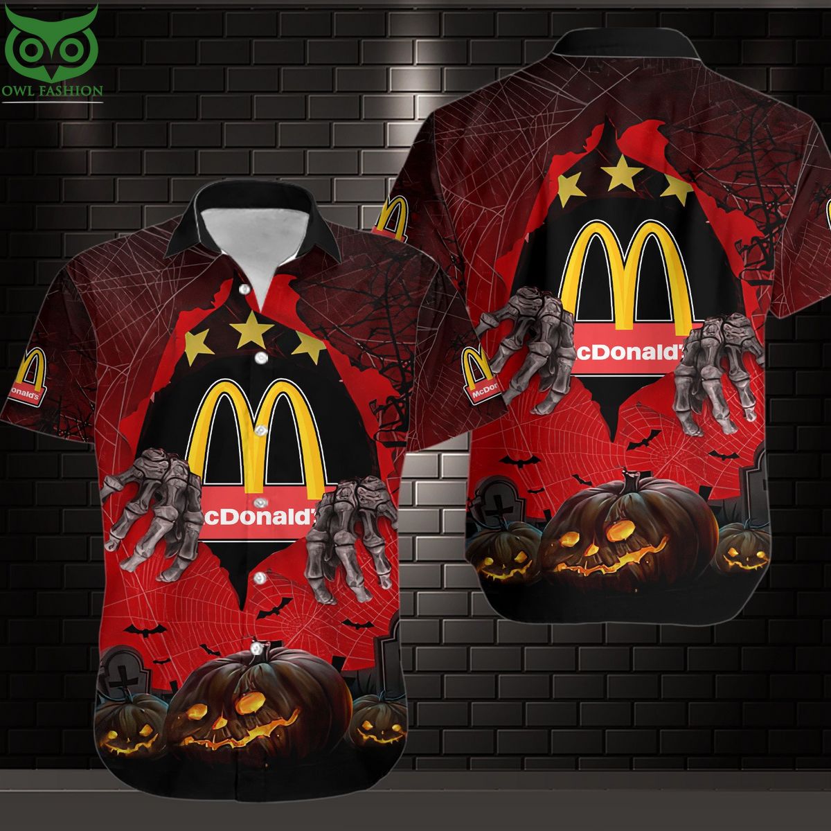 Mcdonald’S Halloween Pumpkin 3D Shirt
