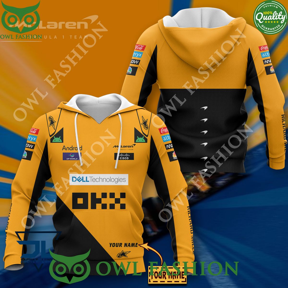 McLaren F1 Team Racing 2024 Personalized Printed Hoodie Shirt