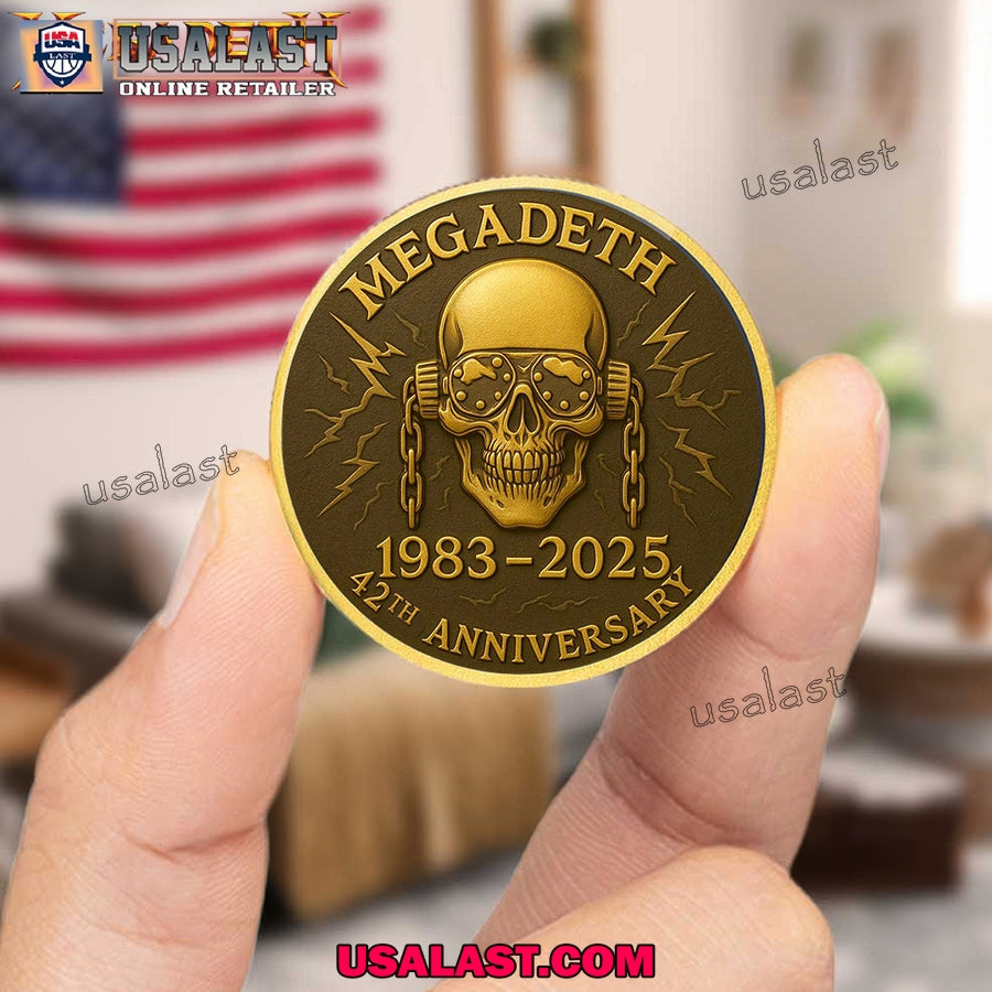 Megadeth 42th Anniversary Commemorative Coin