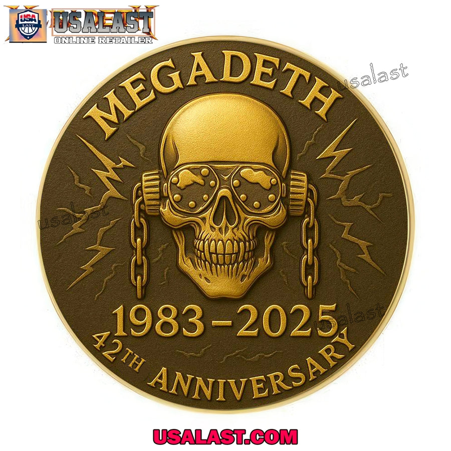 Megadeth 42th Anniversary Commemorative Coin