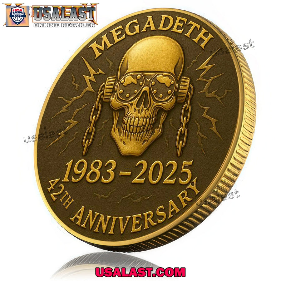 Megadeth 42th Anniversary Commemorative Coin